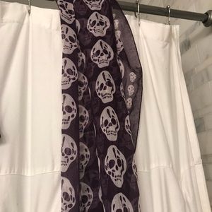 Purple scarf